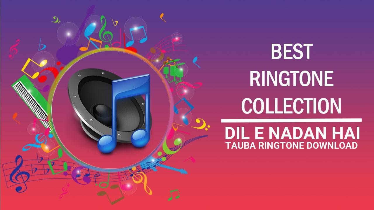 Dil E Nadan Hai Tauba Ringtone Download